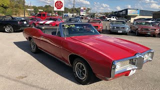 Test Drive 1968 Pontiac LeMans Convertible SOLD $16,900 Maple Motors #832