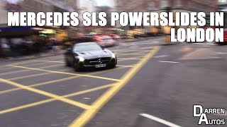 INSANE Mercedes SLS Powerslides in central London!!