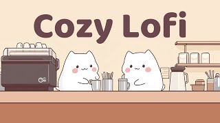 Cozy Cafe Lofi ☕ 1 Hour Chill Tunes 🎶 Cute & Calm Vibes 🍵 Start Your Day Sweetly