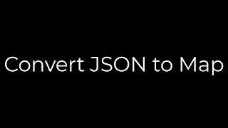 Java :Convert JSON to Map(5solution)