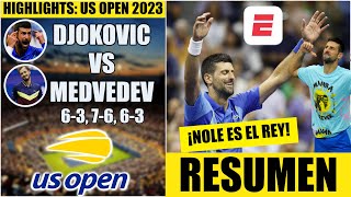 CAMPEÓN Novak Djokovic vs Daniil Medvedev | RESUMEN HIGHLIGHTS | FINAL | US Open 2023