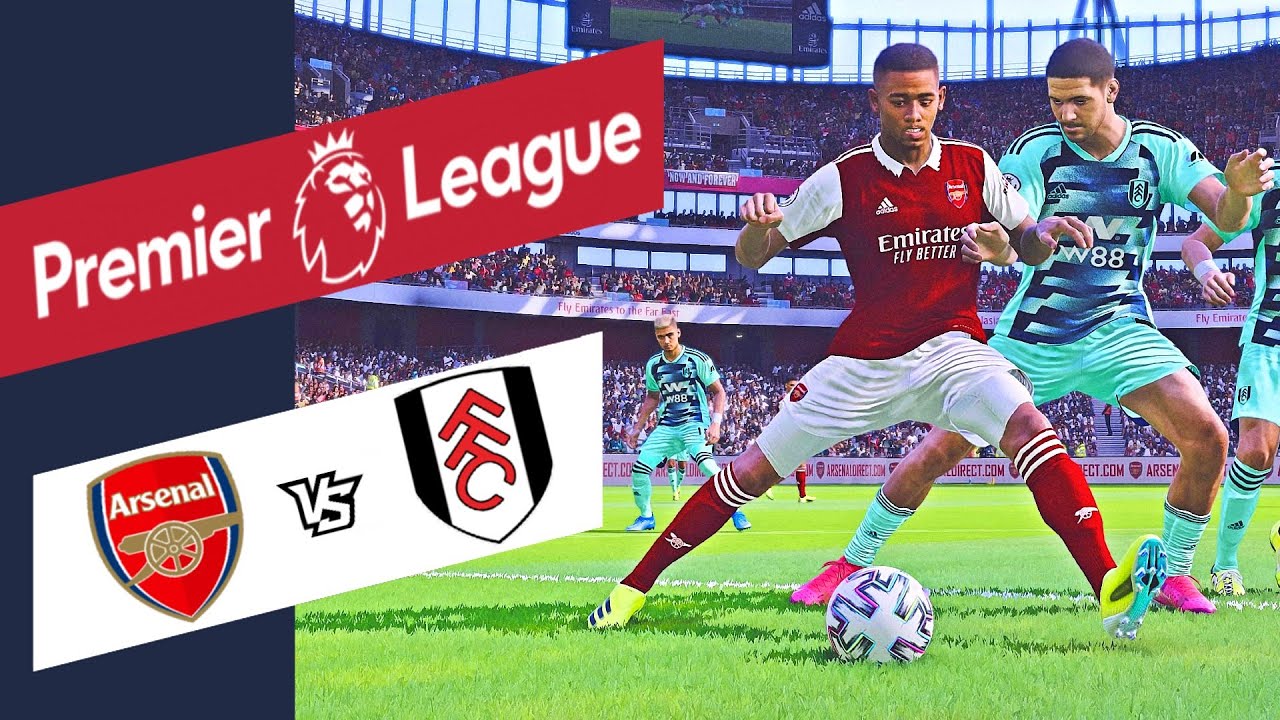 Arsenal Vs Fulham Premier League 2022/23 EFOOTBALL - YouTube