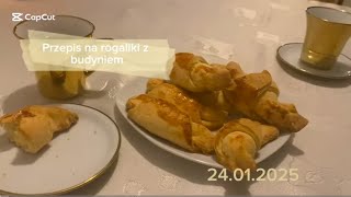 Przepis na rogaliki z budyniem  24.01.2025