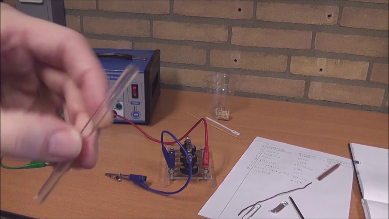 1,2 Mavo/havo/vwo NaSk NOVA H5 Proef 1 Isolator Of Geleider - YouTube