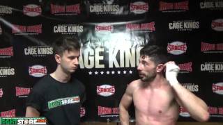Liam Purcell post fight interview at Cage Kings Dublin
