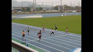 滋賀小学生陸上記録会2022/11/13 5年男 100m5組 アスリートキッズ