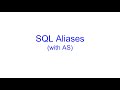 Aliases in SQL with AS | SQL Bits | Kovolff