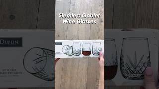 Elegant Simplicity: Stemless Goblet Wine Glasses