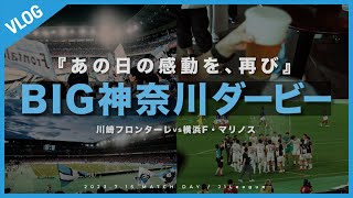 【Jリーグ観戦Vlog】妻と初のアウェイ日産スタジアムに行ってきた🔥川崎フロンターレ🐬vs横浜F・マリノス⚓️ | BIG神奈川ダービー