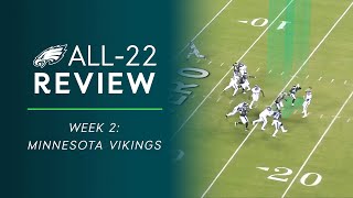 Fran Duffy Breaks Down Monday's Win vs Minnesota Vikings | Philadelphia Eagles All-22 Review