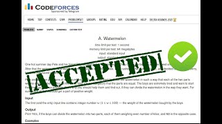 Codeforces P1 : My first problem (Watermelon 4A ) with C programming language