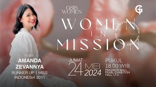 Ibadah GSJS WOMEN - Amanda Zevannya - Pk. 18.00 (24 May 2024)