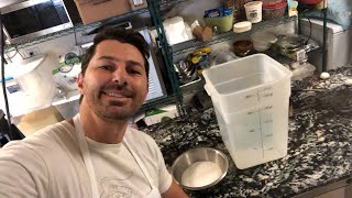 🔴LIVE: “2part” HOW TO MAKE PIZZA DOUGH WITH BIGA 2 days fermented