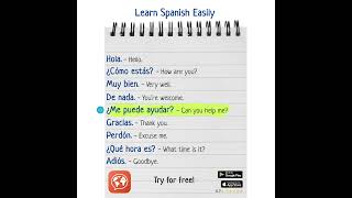 Learn Spanish Easily
