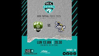 GEK FUTSAL 9E JOURNEE GINGA VS GFC Lundi 13 Janvier 2025