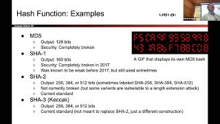 [CS161 FA25] Lectures 9-10: Cryptographic Hashes, MACs, PRNGs, Diffie-Hellman Key Exchange