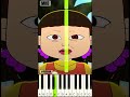 squid game 2 x incredibox sprunki @ddddani1 piano tutorial