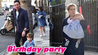 Princess Eugenie  Princess Beatrice are joined by their husbands and children for 'birthday party'