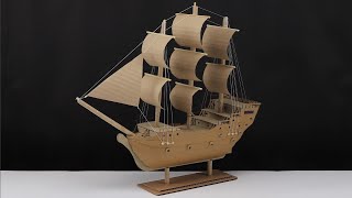 Diy | How To Make Pirate Ship From Cardboard At Home