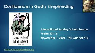 International Sunday School Lesson November 3, 2024