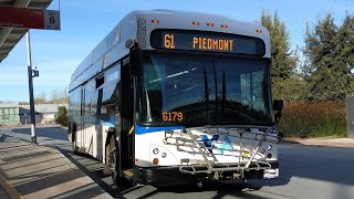 Santa Clara VTA 2023 Gillig Low Floor Plus HEV 40' Buses 3423 on Route 61, 3465 and 3421 on Route 77