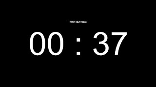 37 Seconds Countdown Timer