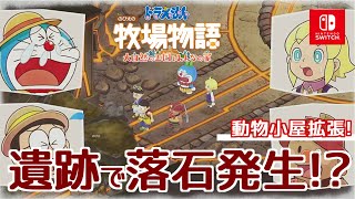 【ドラえもん のび太の牧場物語】牧場の整備作業も手を出そう：ネタばれ注意【大自然の王国とみんなの家】