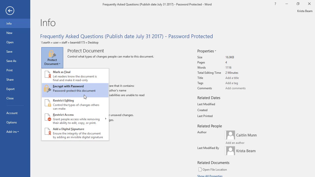 Word Document Youtube
