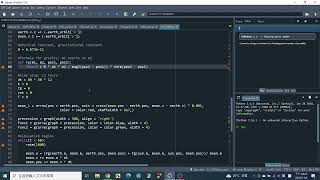 Vpython HW3 月球軌道面的進動(Precession of the moon's orbit)
