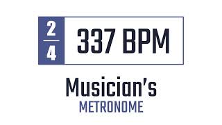 337 BPM - 2/4 - Metronome