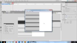 Tutorial on Drop menu in flash.