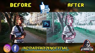 Photoshop Tutorial - Camera Raw Quick Color Effect| By AF Production
