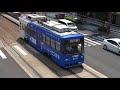 広島電鉄　800形806号車「トーシン住宅」ラッピング車両　本川町電停にて　201708