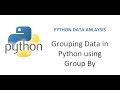 Pandas Python Tutorial 11 | How to Aggregate data in Python | Group By Python Pandas Clause