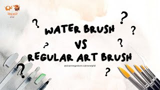 REVIEW WATER BRUSH VS REGULAR BRUSH UNTUK CAT AIR - Belajar bersama @Sinarmegastore x @MVNephil