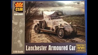 Copper State Models 1/35 Lanchester Armoured car review