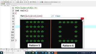 Printing Patterns - Part 2 | C Language
