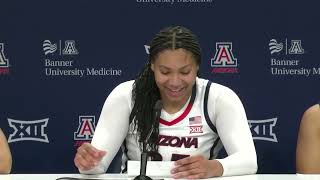 Arizona Women's Basketball Press Conference - Jada Williams, Breya Cunningham, \u0026 Lauryn Swann