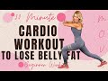 30 Minute Cardio HIIT To Lose Belly Fat | Beginner Workout | All Standing