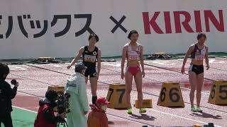 織田記念陸上2022 グランプリ女子100ｍH決勝