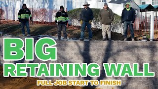 Engineering a Massive 14ft Retaining Wall: From Failure to Finish
