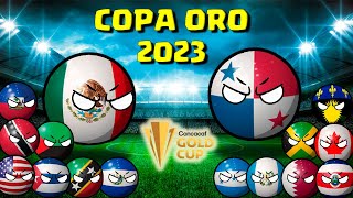 COPA ORO CONCACAF 2023 resumen | countryballs