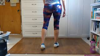 Jamie Kick clogging step practice