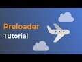 How to create a CSS Preloader Animation With Javascript Tutorial | Javascript Preloader Tutorial