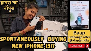 Buying Brand New Iphone 15 for a steal price from @MapleIndiaApplePremiumReseller | Vlog 7