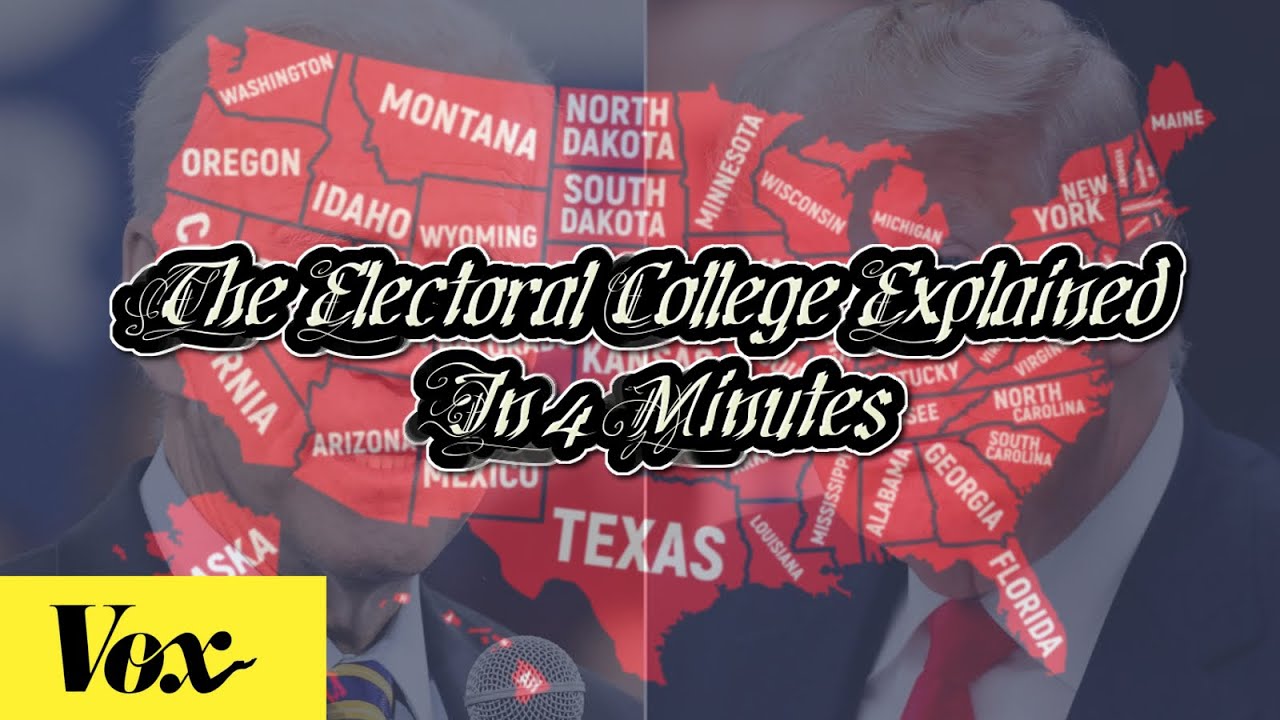 The Electoral College Explained In Under 4 Minutes - YouTube