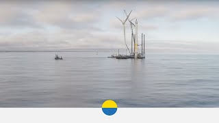 World's first dismantling of an offshore wind farm