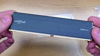 UNBOXING Crucial Pro 16GB DDR5-5600 UDIMM RAM Memory! (4K)