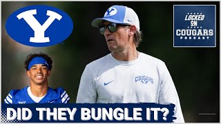 DISASTER: BYU's Running Back Room in CHAOS | Will Transfer Portal REGRETS Haunt Kalani Sitake & BYU?