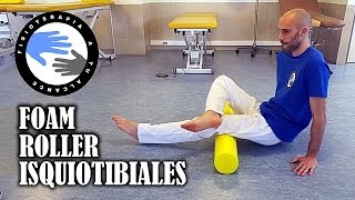 Foam roller masaje de isquiotibiales